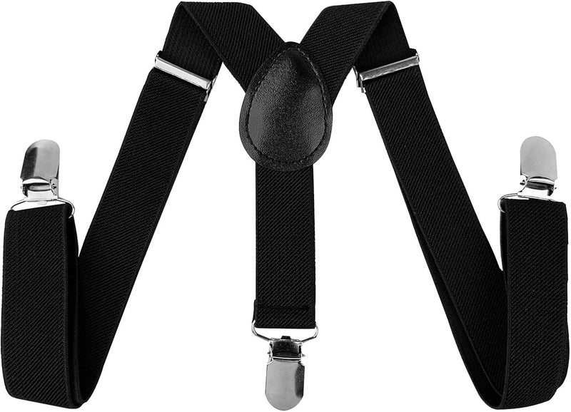 SEVENHEAD Store Child Kids Suspenders Bowtie Set Adjustable Elastic Y-Back Design with Strong Metal Clips for Boys and Girls - Image 3